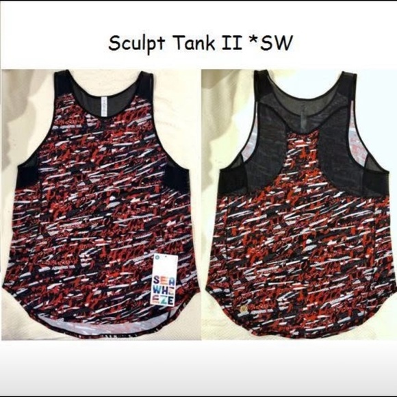 Lululemon Seawheeze 2018 Sculpt Tank EUC - Picture 3 of 10